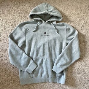 Undefeated hoodie size XL Heather Grey